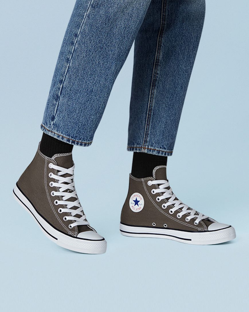 Tenisky Vysoke Converse Chuck Taylor All Star Klasické Damske Tmavo Siva | SK 11NLU52